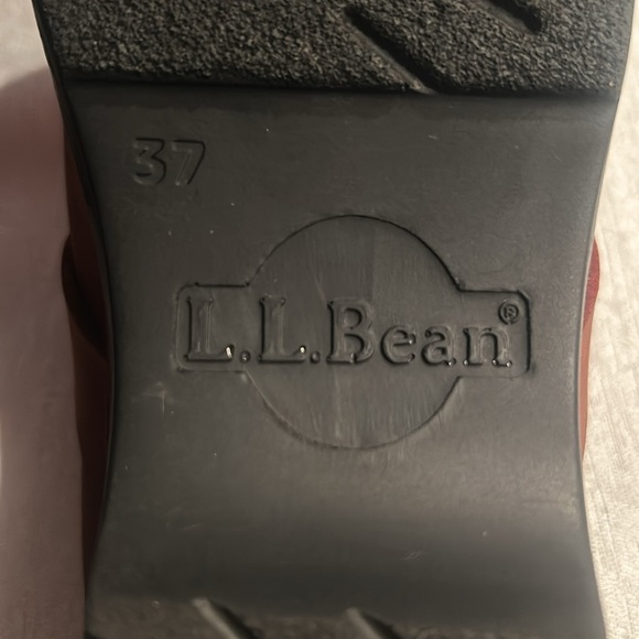 L.L. Bean Brown Leather Slip On Mules Clogs - Picture 8 of 8